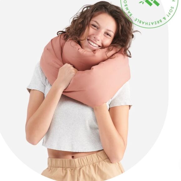 Infinity Travel - Infinity Pillow, Pink/Tangerine, one size, NWT display item - Picture 1 of 5